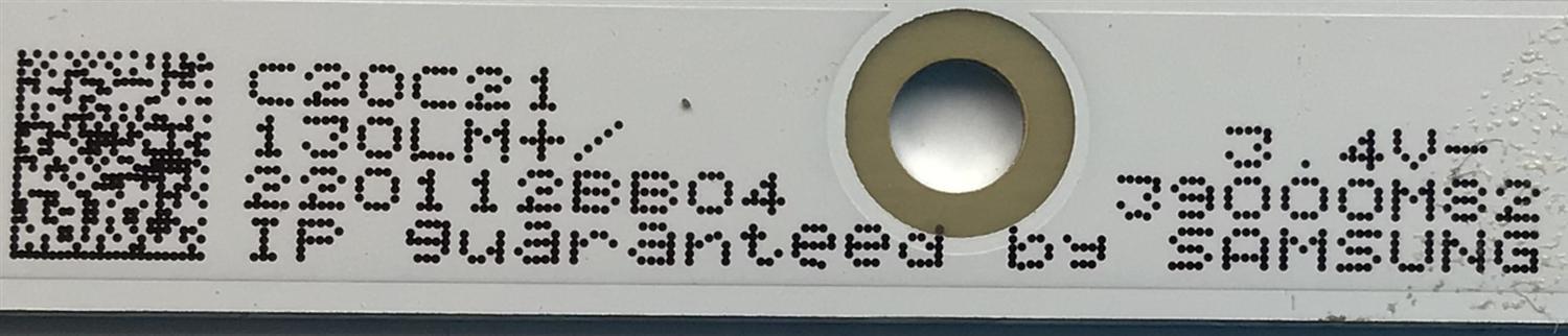 KIT DE LED'S PARA TV INSIGNIA (3 PIEZAS) / NUMERO DE PARTE LED39D07-ZC26AG-05D / 30339007043D / 39000M82 / 220112BB04 / E78030 / PANEL LC390TA2A 2B / MODELO NS-39DF310NA21 - Imagen 2